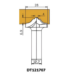 Фреза DT121707