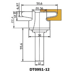 Фреза DT0951-12