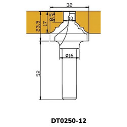 Фреза DT0250-12