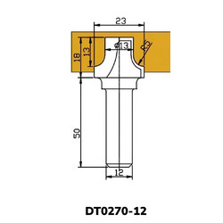 Фреза DT0270-12