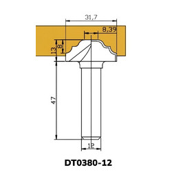 Фреза DT0380-12