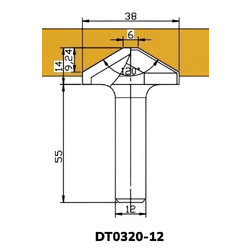 Фреза DT0320-12