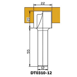Фреза DT0310-12