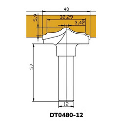 Фреза DT0480-12