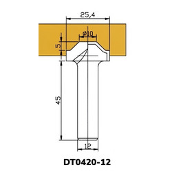 Фреза DT0420-12