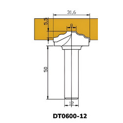 Фреза DT0600-12