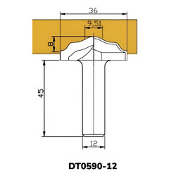 Фреза DT0590-12
