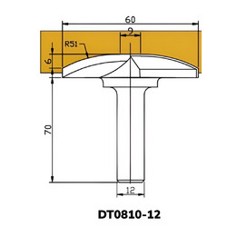 Фреза DT0810-12