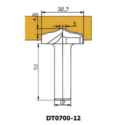 Фреза DT0700-12